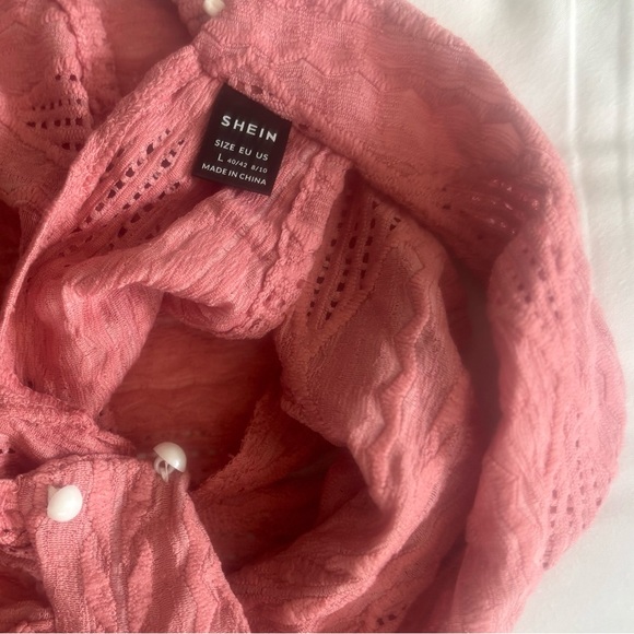 Pink Textured Knit Top - Picture 2 of 3